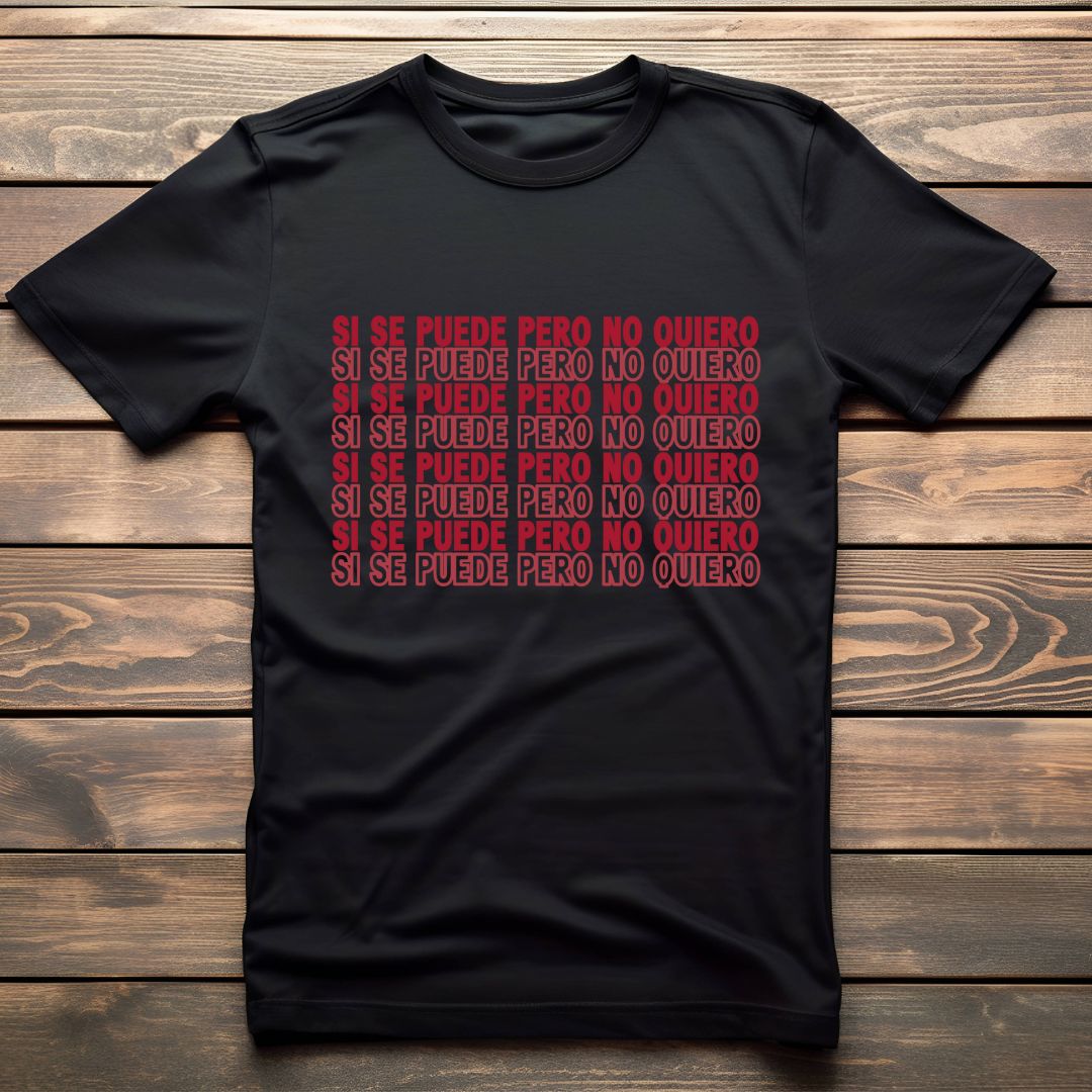 Si Se Puede Letters - T-Shirt